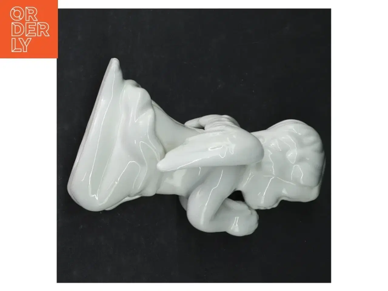 Billede 4 - Hvid porcelæns engel (str. 13 cm)