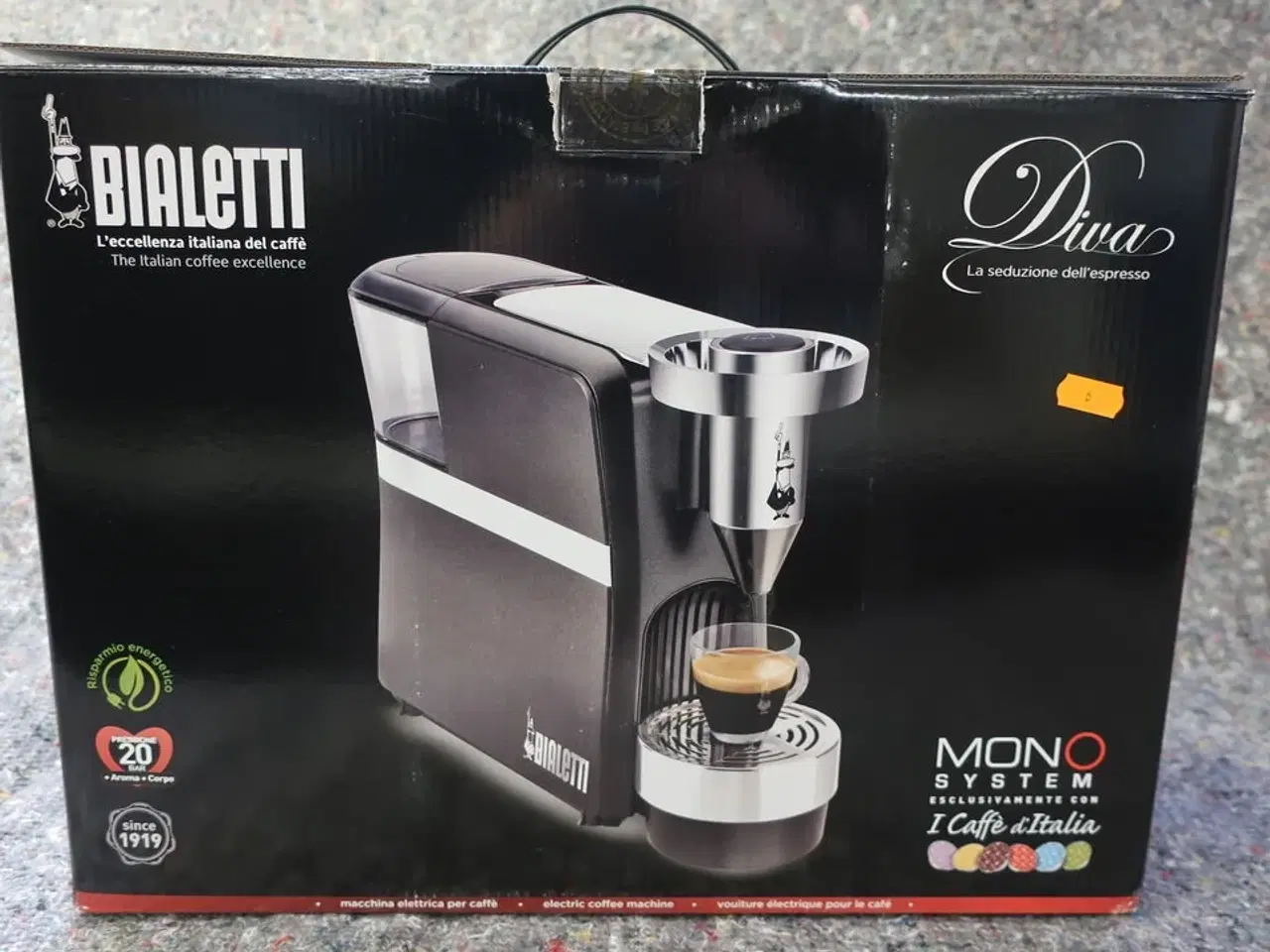 Billede 1 - Kapsel espresso kaffemaskine BIALETTI DIVA CF 70 S