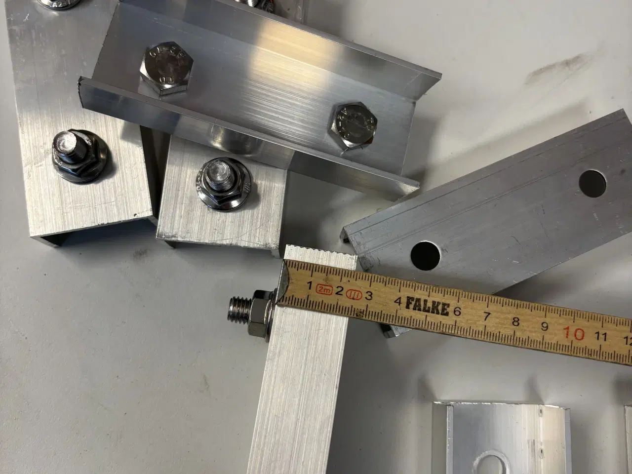 Billede 3 - Samle beslag til solcelle skinner