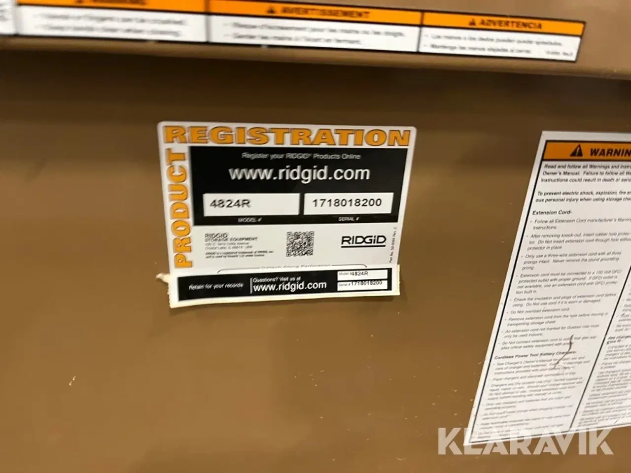 Billede 12 - Opbevaring/værktøjs kasse Rigid Jobmaster 4824