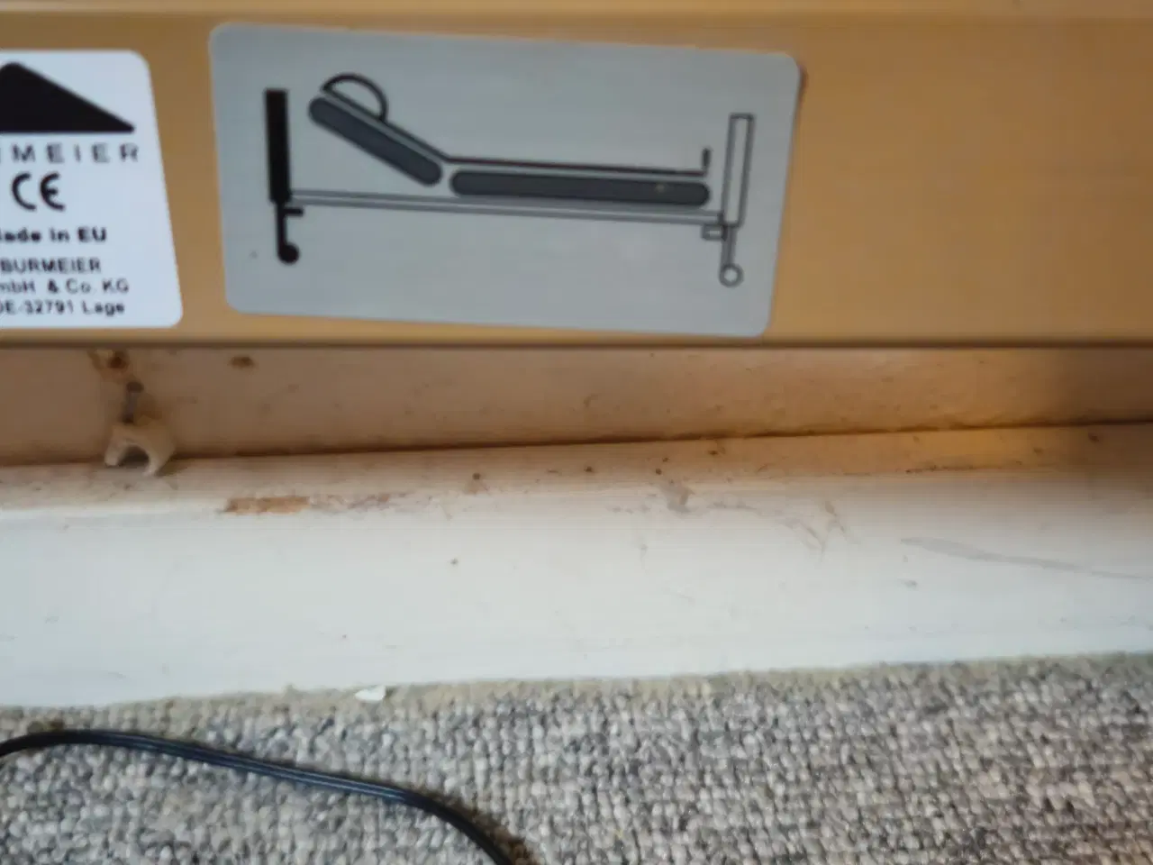 Billede 3 - Burmeier Dali plejeseng med softcover og madras