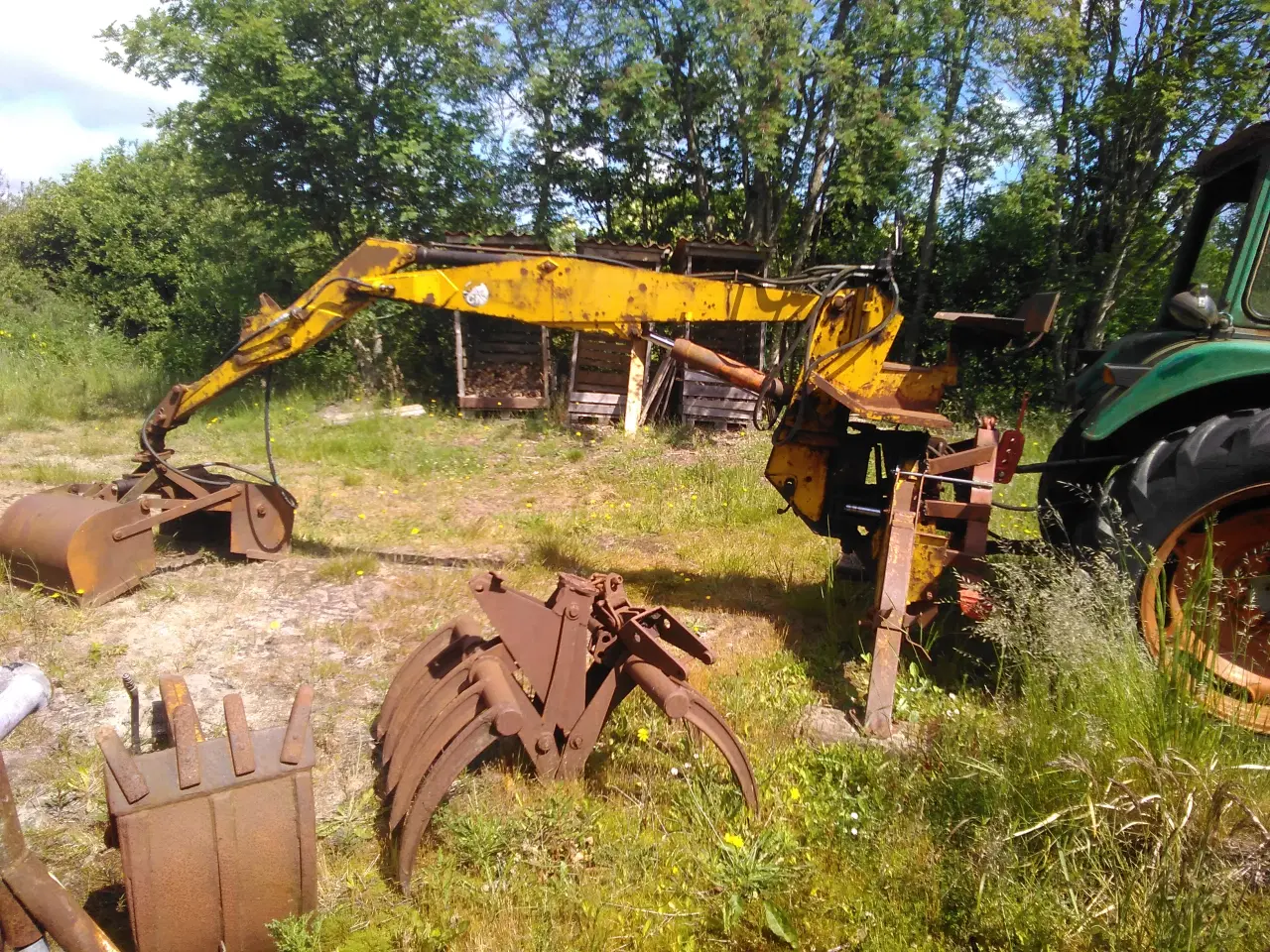 Billede 5 - Rendegraver/svinglæsser til traktor 
