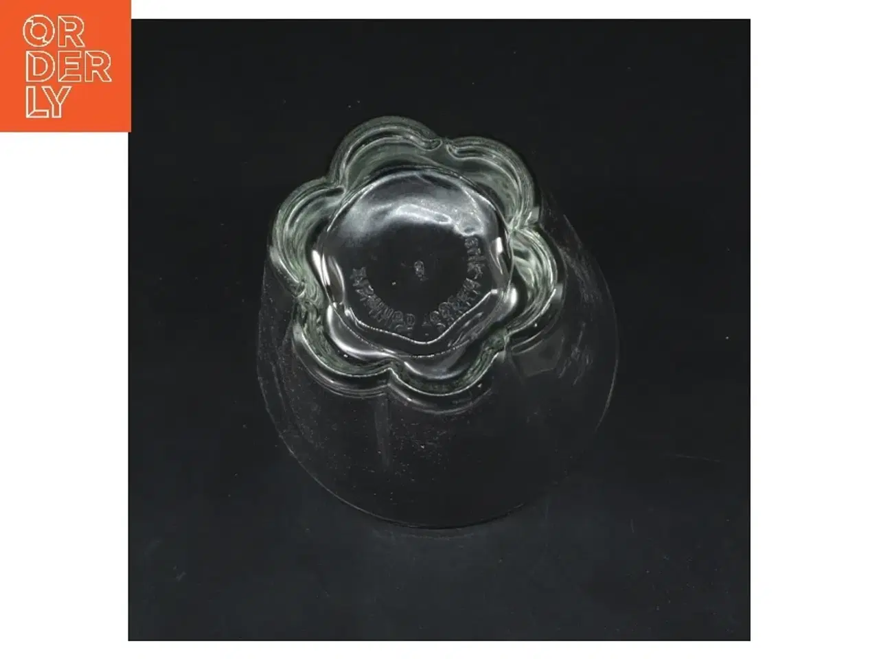 Billede 3 - Glas med rillede design fra Erik Bagger (str. Ø 7,5 cm højde 12 cm)