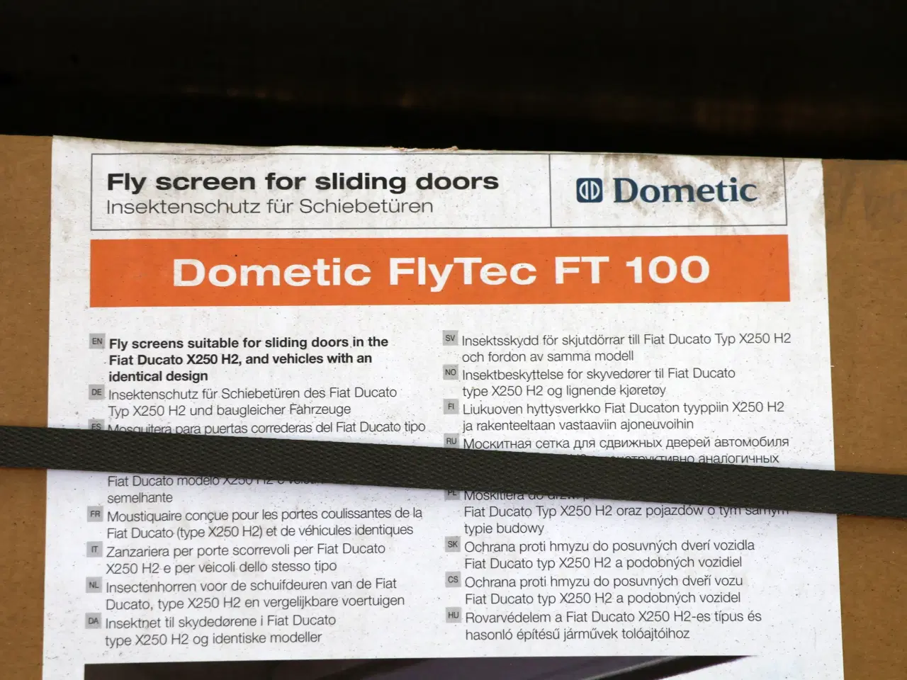 Billede 2 -  Dometic flytec FT700 insektnet til skydedør