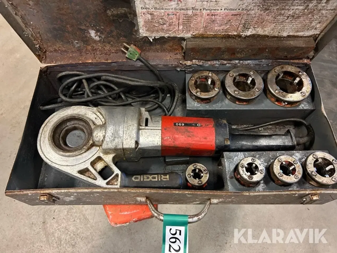 Billede 2 - Rørskører Ridgid 690