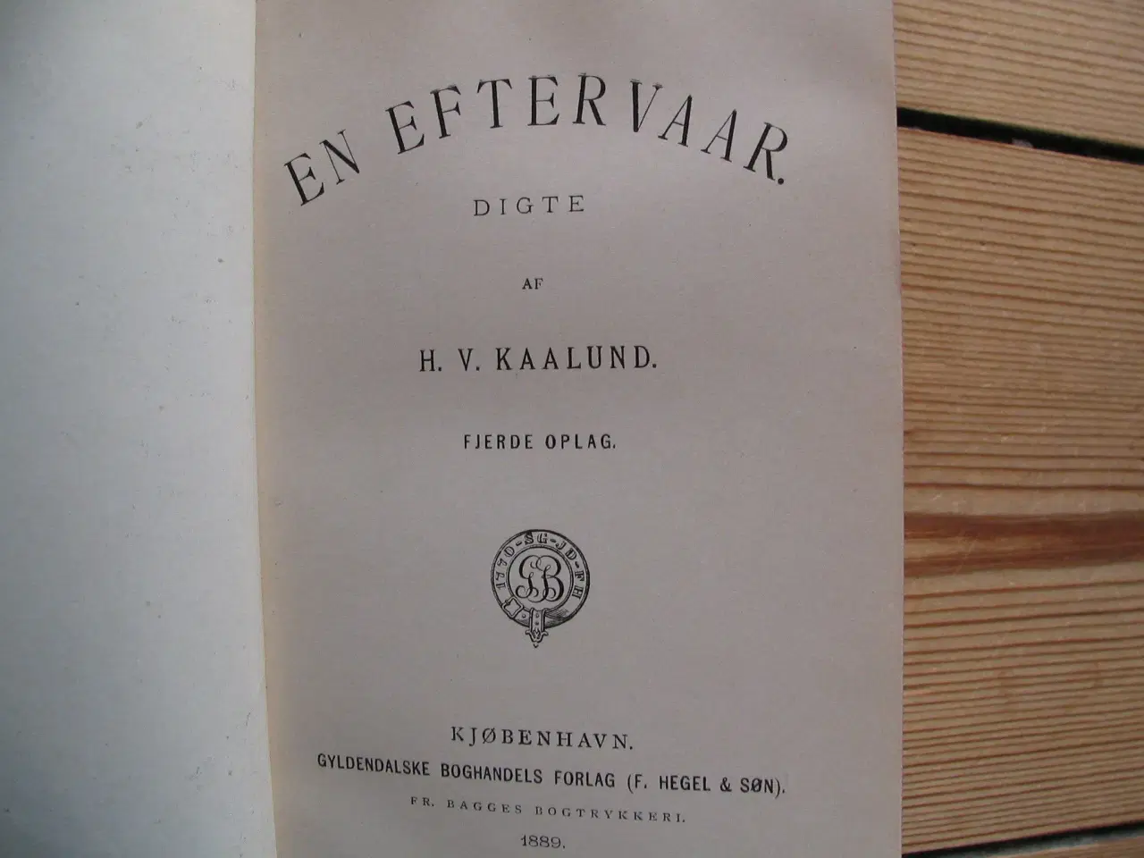 Billede 4 - H.V. Kaalund. En Eftervaar, fra 1889