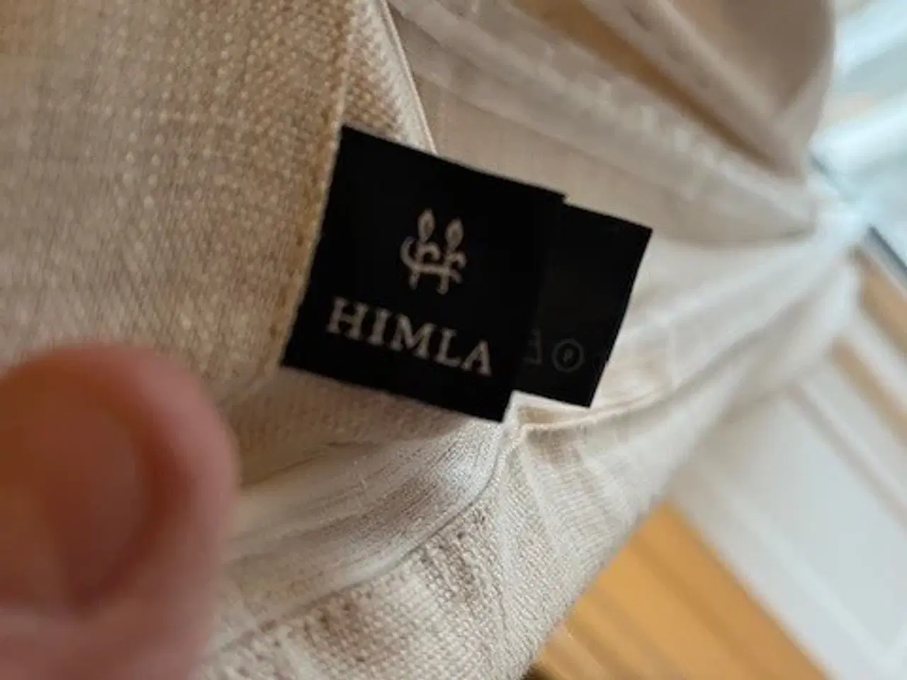 Billede 2 - 7 stk. Himla Foldegardiner i hør (110 x 180 cm)