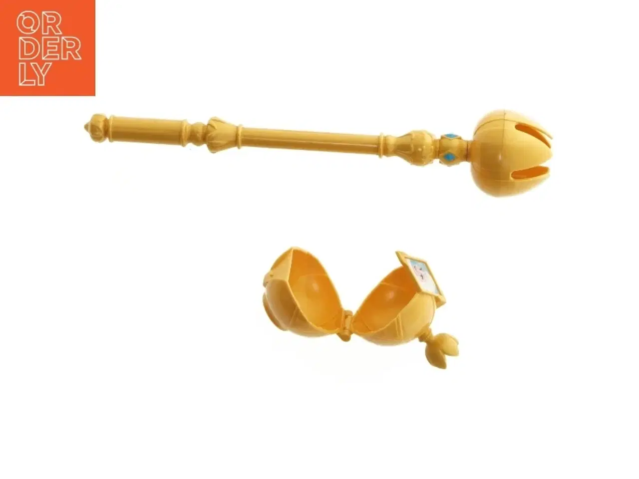 Billede 5 - Gul prinsessestav og scepter (str. 30 cm og 8 cm)