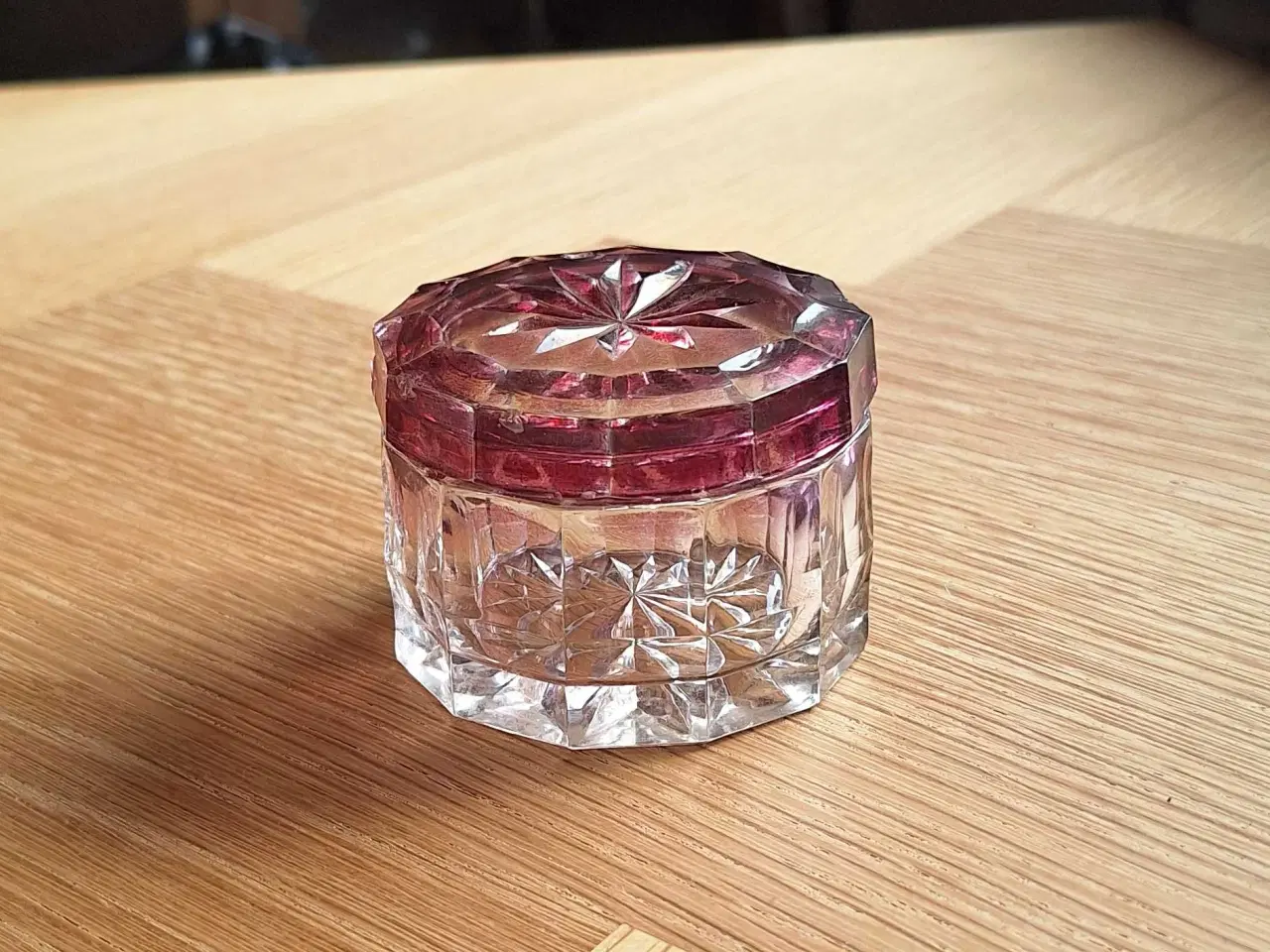 Billede 1 - Glas smykkeskrin 