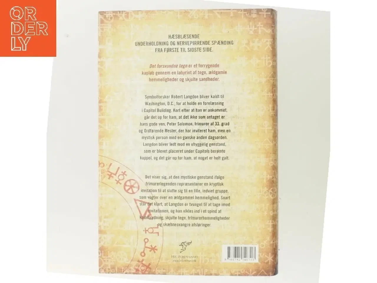 Billede 3 - Det forsvundne tegn af Dan Brown (Bog)