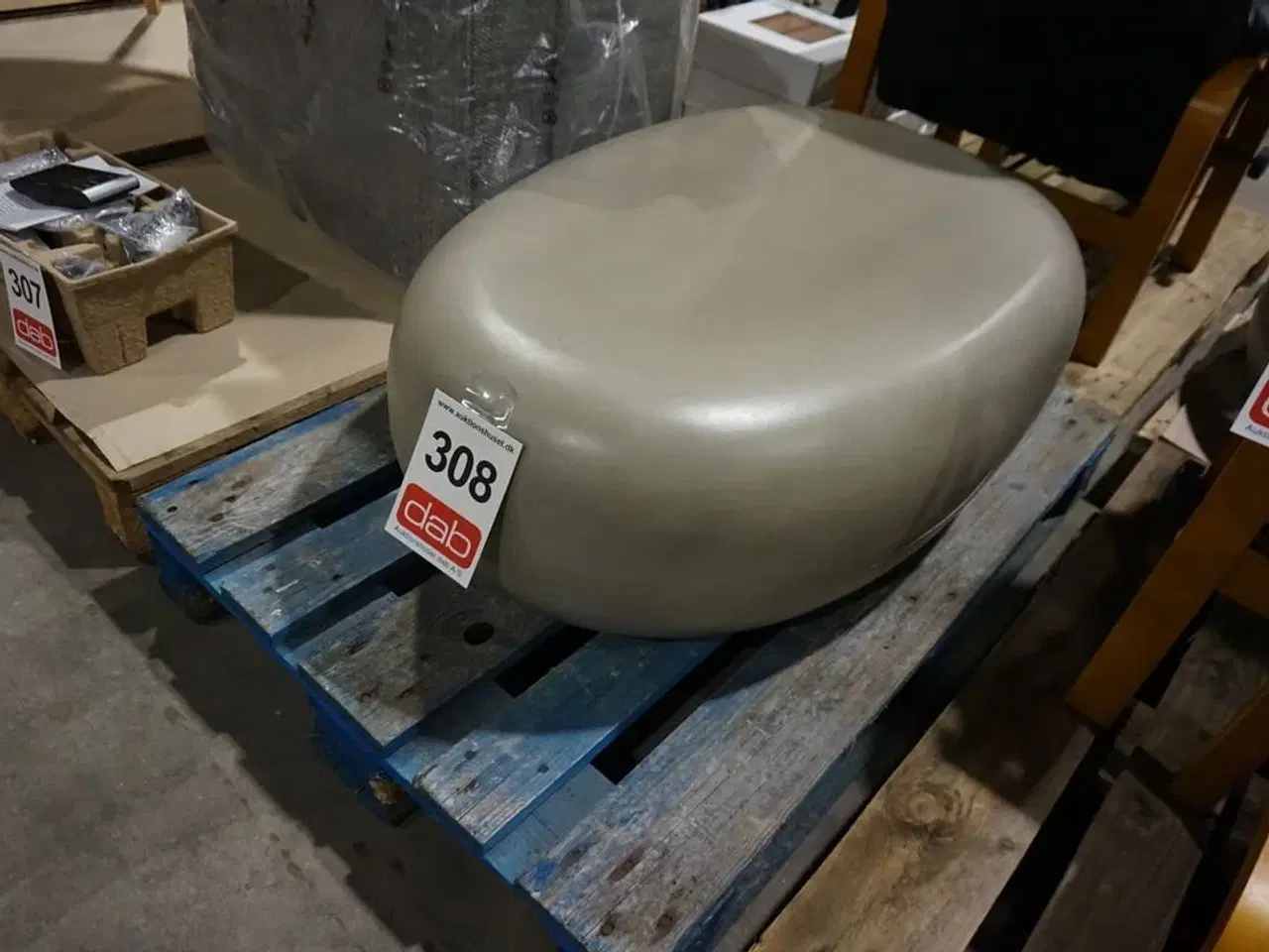 Billede 3 - Kalmar ovalt loungebord 105x68 cm