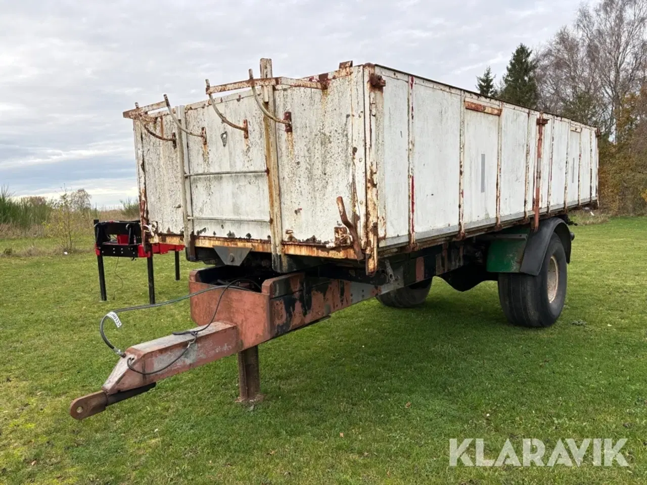 Billede 1 - Brugt traktor tipvogn med bredde hjul