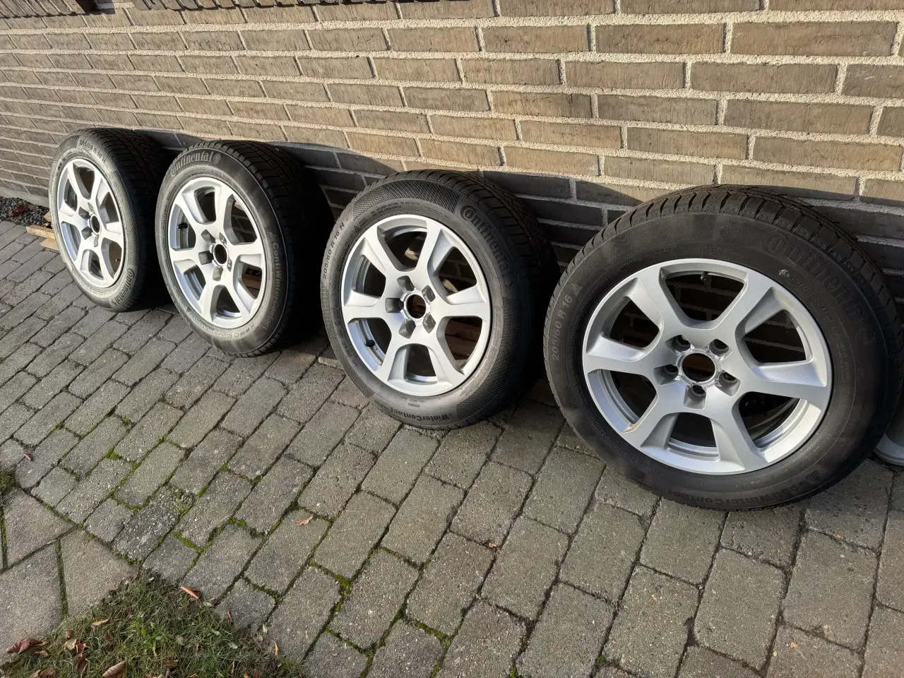 Billede 1 - Alufælge med Continental vinterdæk