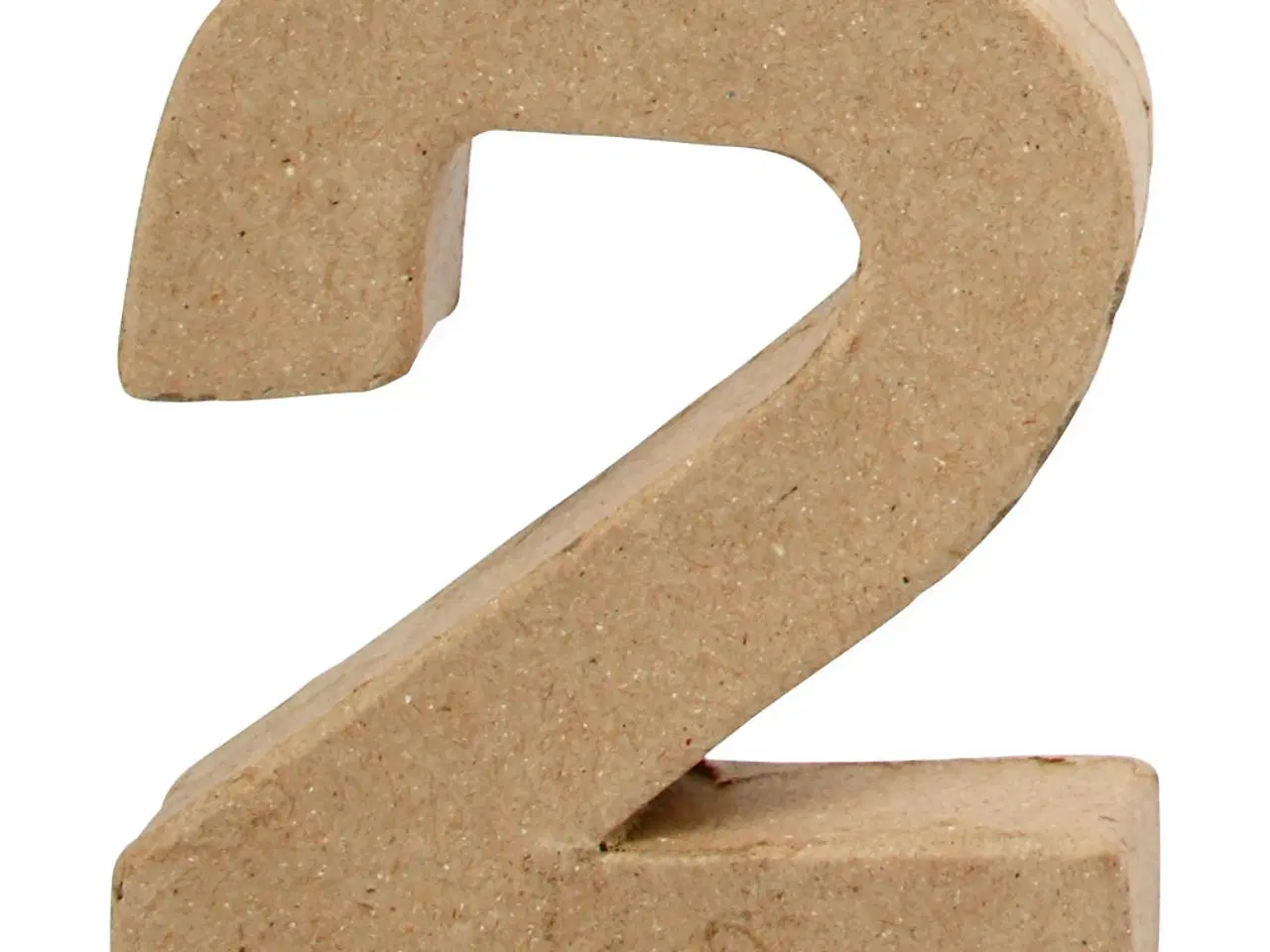 Billede 1 - Håndlavet Papmaché Tal - 10 cm, Unik Indretning