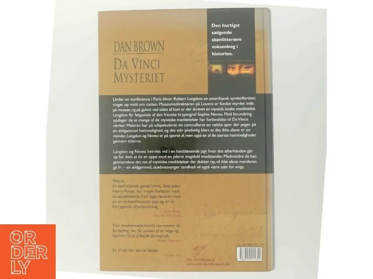 Billede 3 - Da Vinci Mysteriet af Dan Brown (Bog)