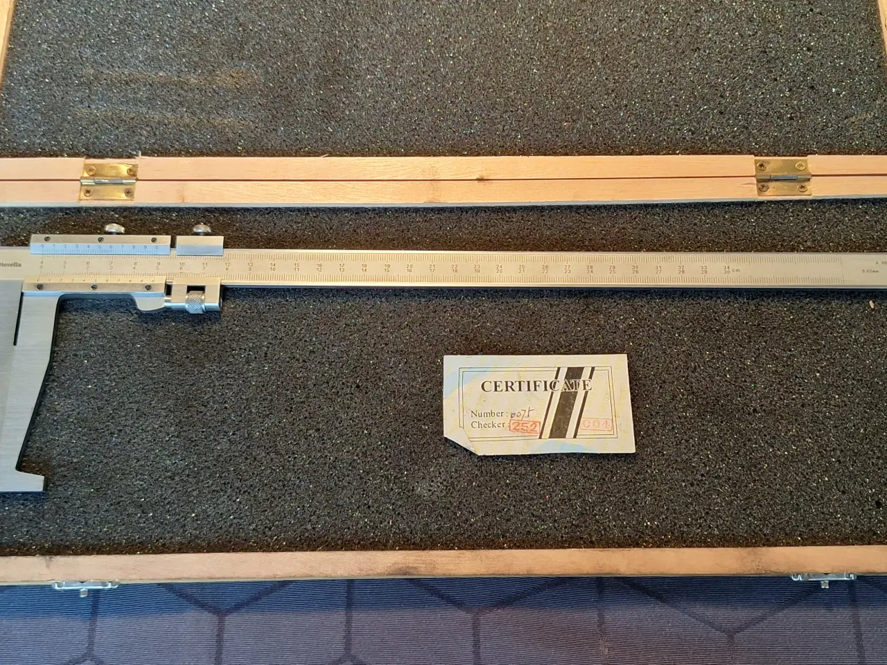 Billede 2 - Skydelære til måling af bremsetromler indv. mål