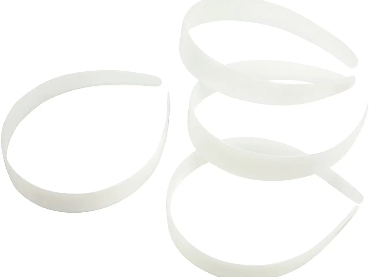 Billede 1 - Hårbøjle, B: 25 mm, hvid, 5 stk./ 1 pk.