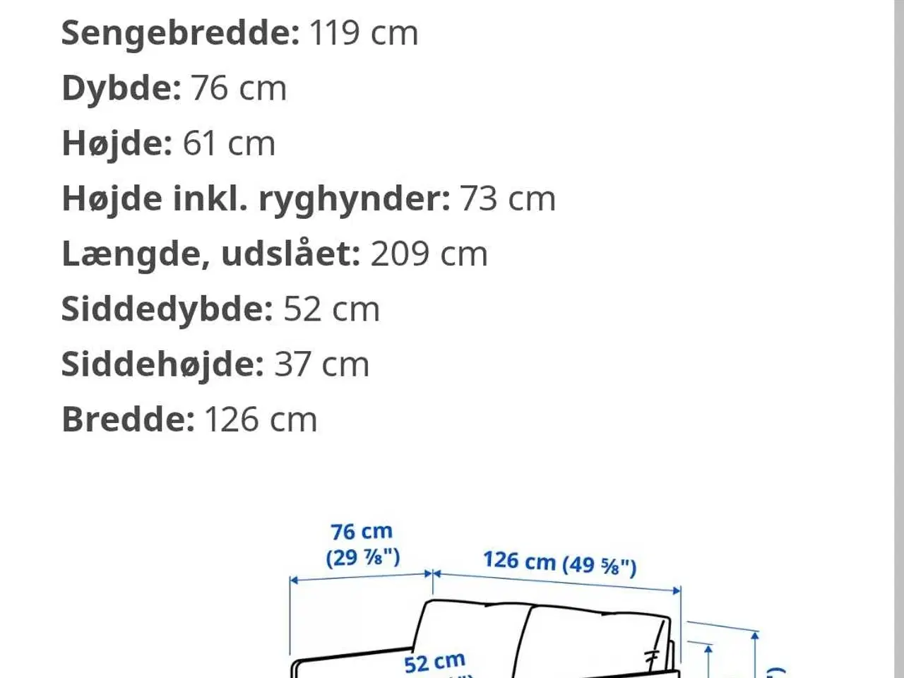 Billede 3 - Sovesofa som billede