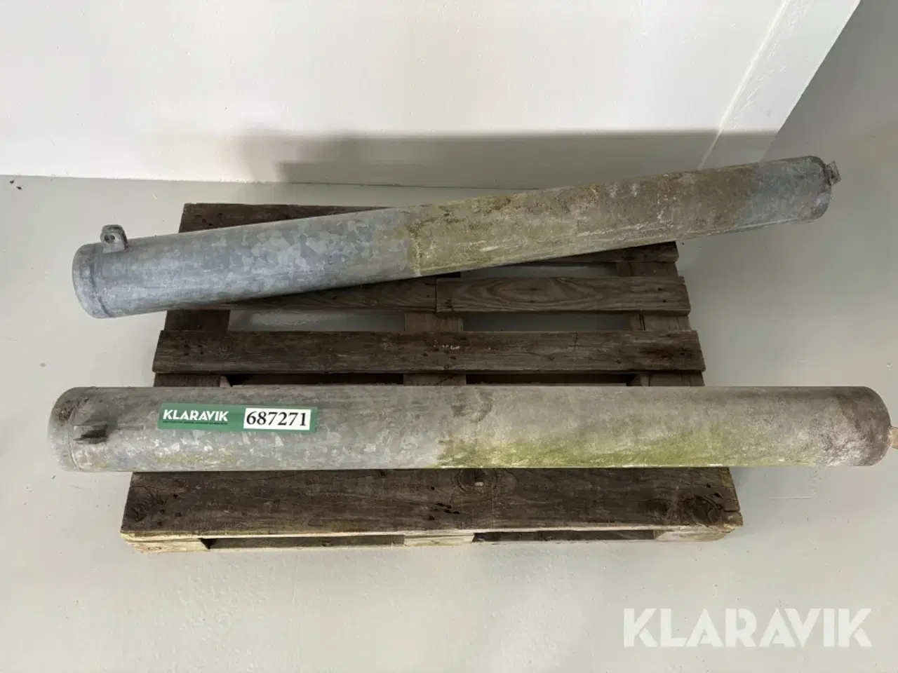 Billede 2 - Galvaniserede stolper 2 styk
