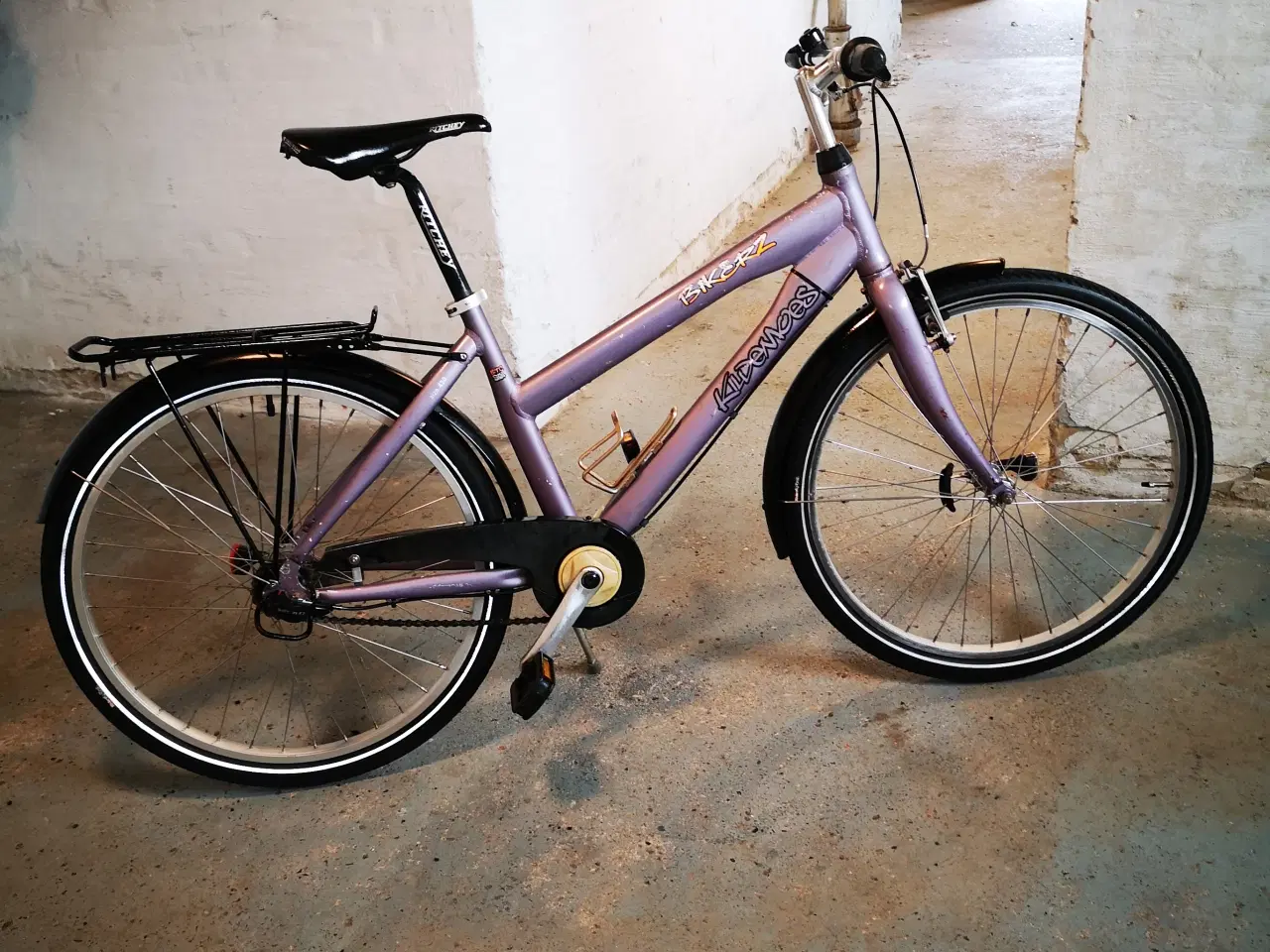 Billede 1 - KILDEMOES 26" 43cm 7 gear, dæk som ny , for- og ba