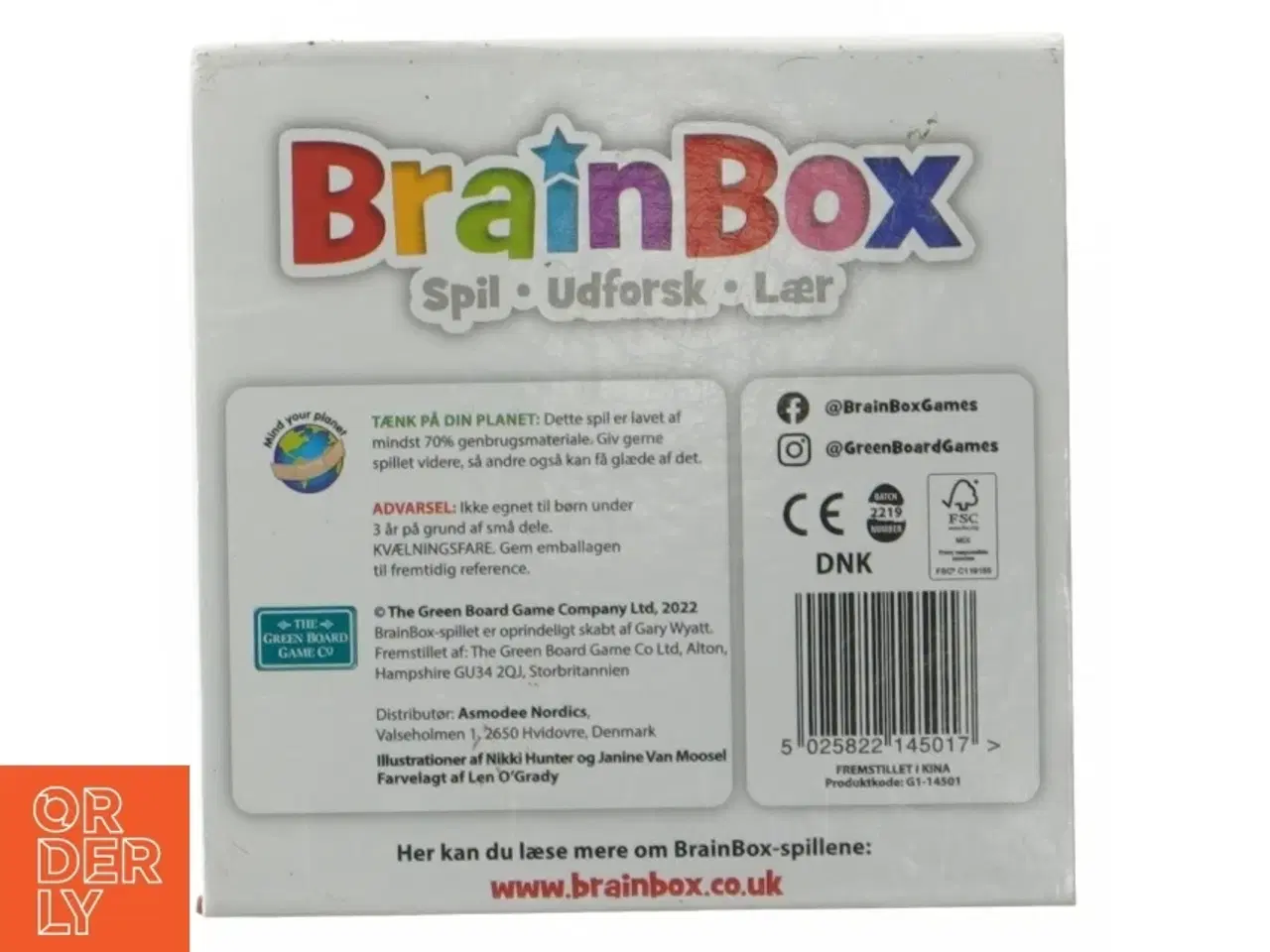 Billede 5 - BrainBox Verden Hukommelsesspil (str. 13 x 13 cm)