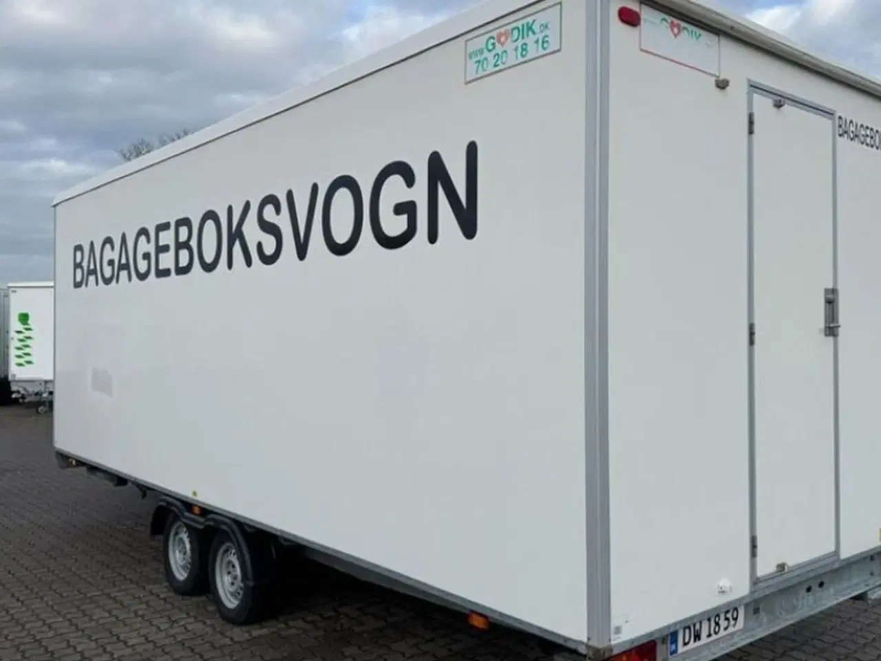 Billede 4 - Scanvogn 1900 Bagagebox vogn m. 54 skabe
