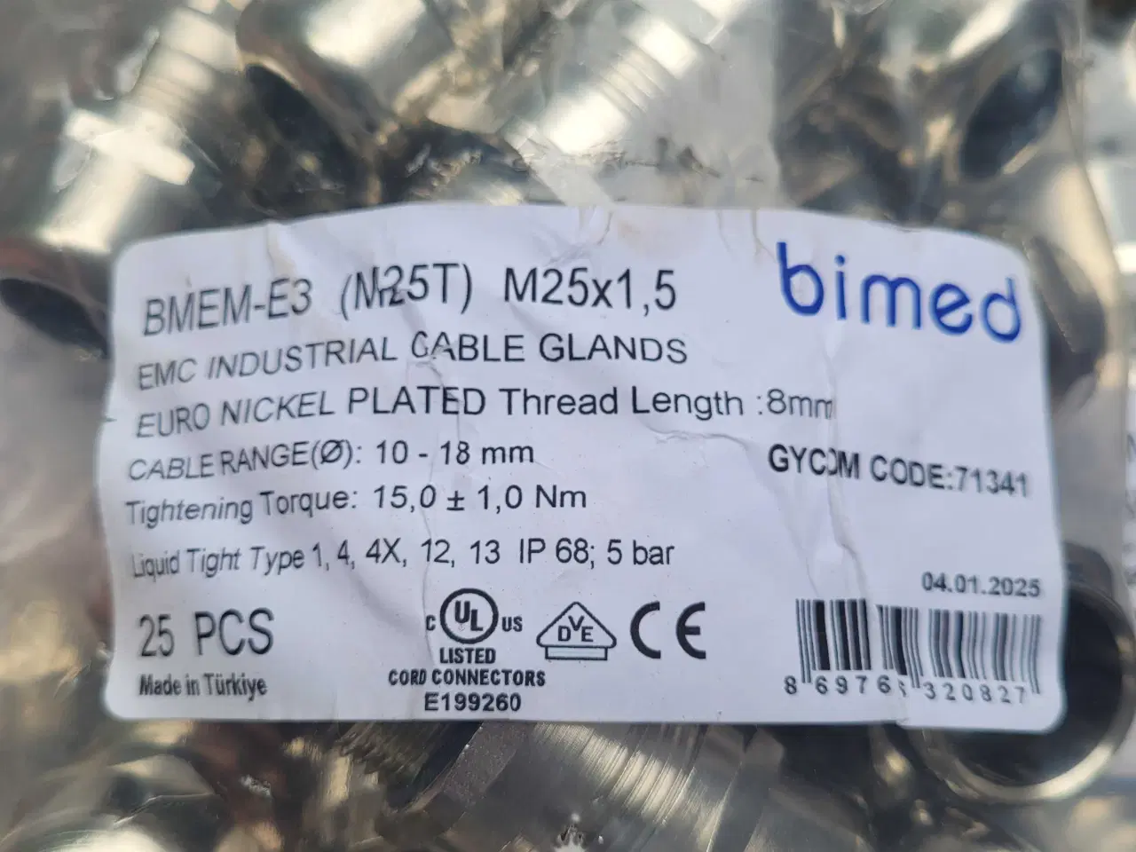 Billede 2 - Kabel gennemføring 