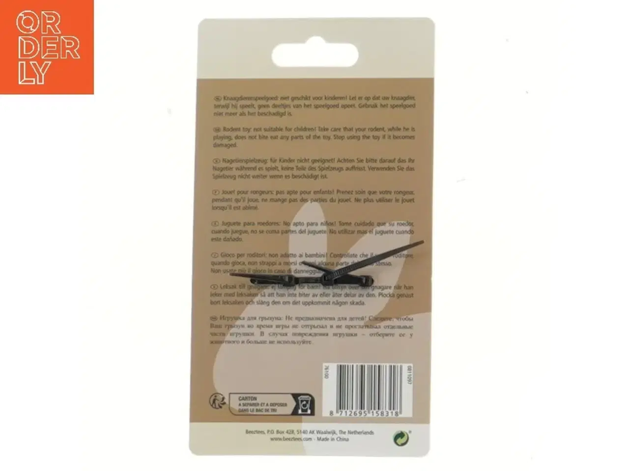 Billede 2 - Legetøj til gnavere fra Beeztees (str. 10 cm)