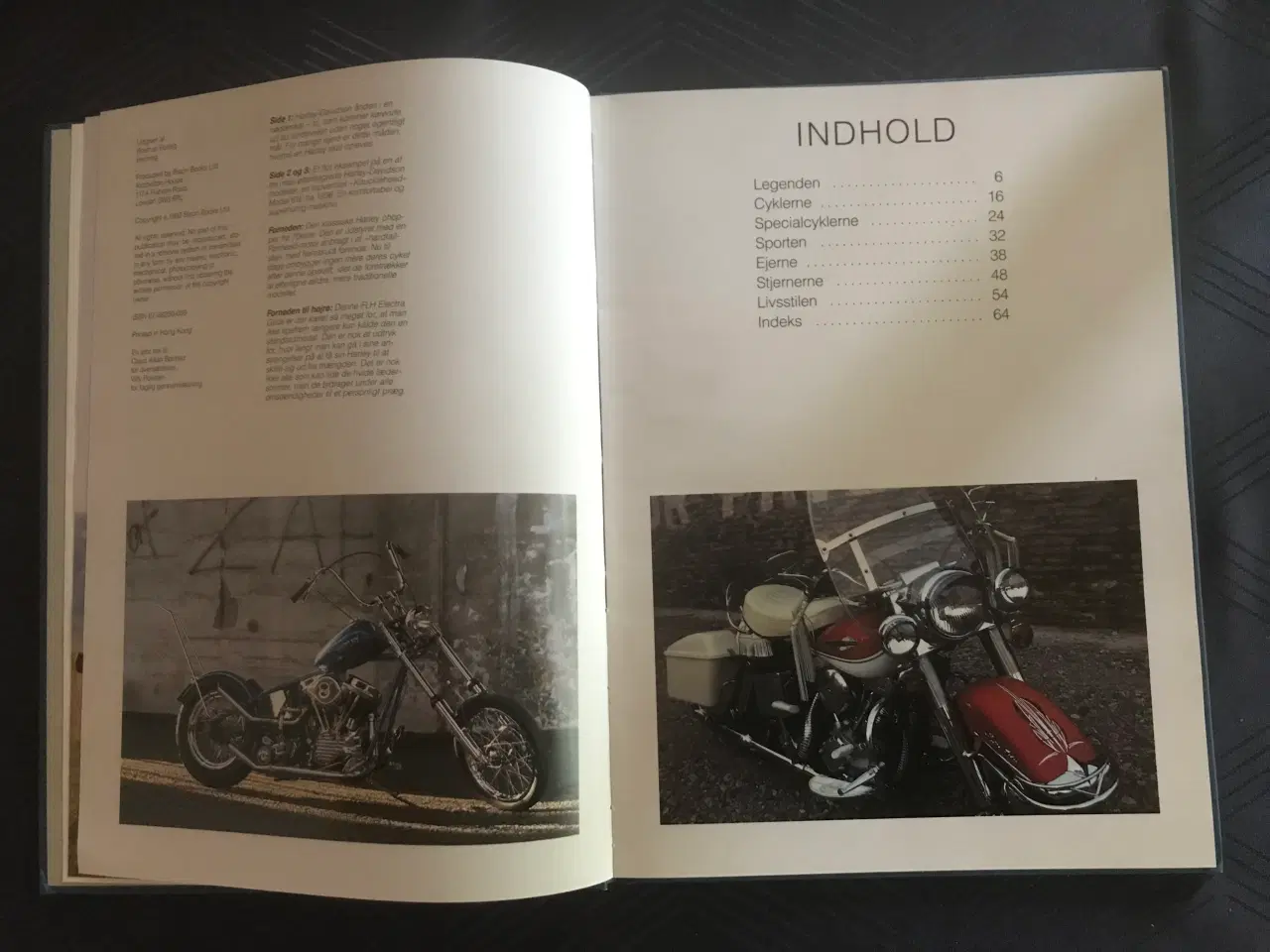 Billede 1 - Bog. En verden med Harley Davidson
