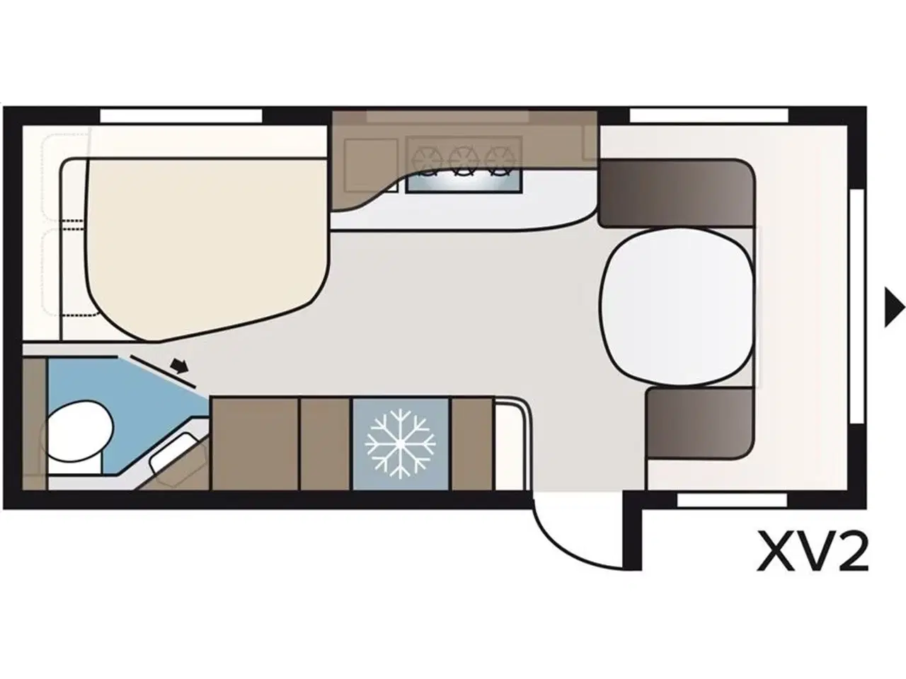 Billede 2 - 2025 - Kabe Smaragd 520 XL KS Premium Line   Kabe Smaragd 520 XL KS PREMIUM LINE model 2025 - kan ses nu hos Camping-Specialisten i Silkeborg