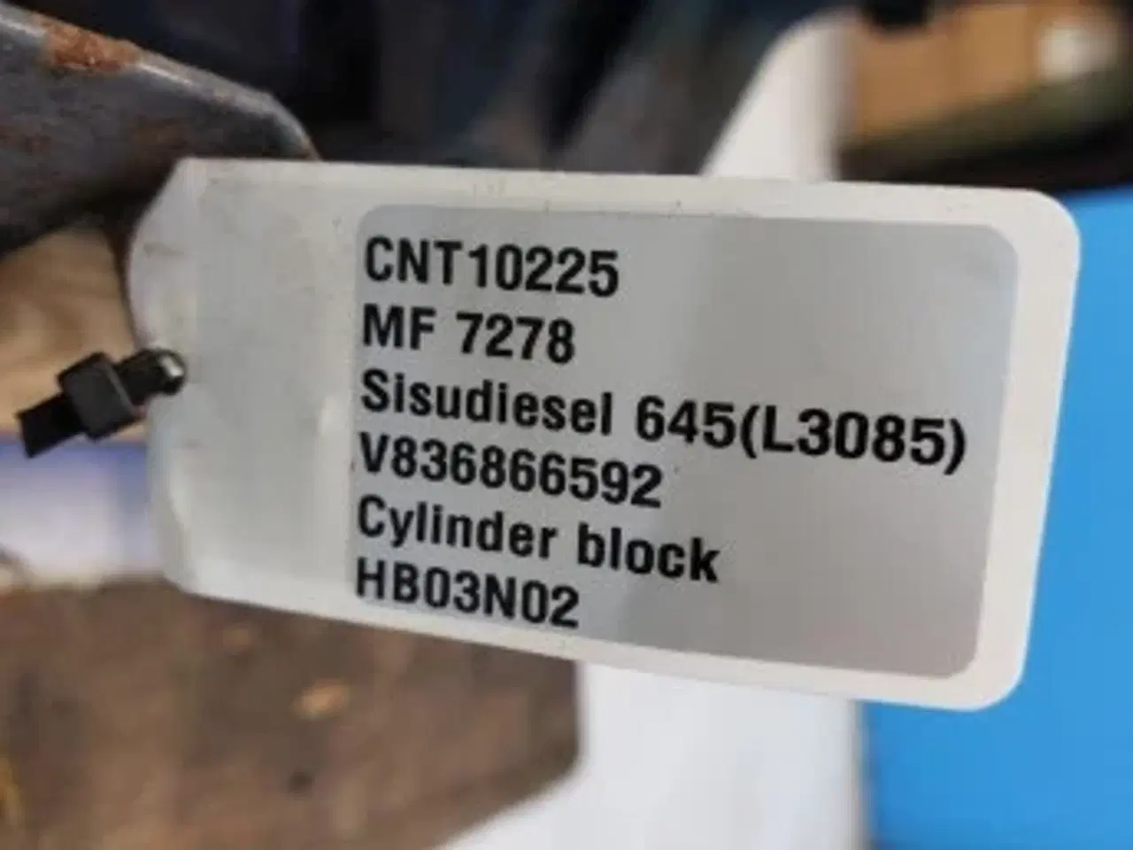 Billede 22 - Massey Ferguson 7278 Motorblok Sisudiesel 645 (L3085) V836866592