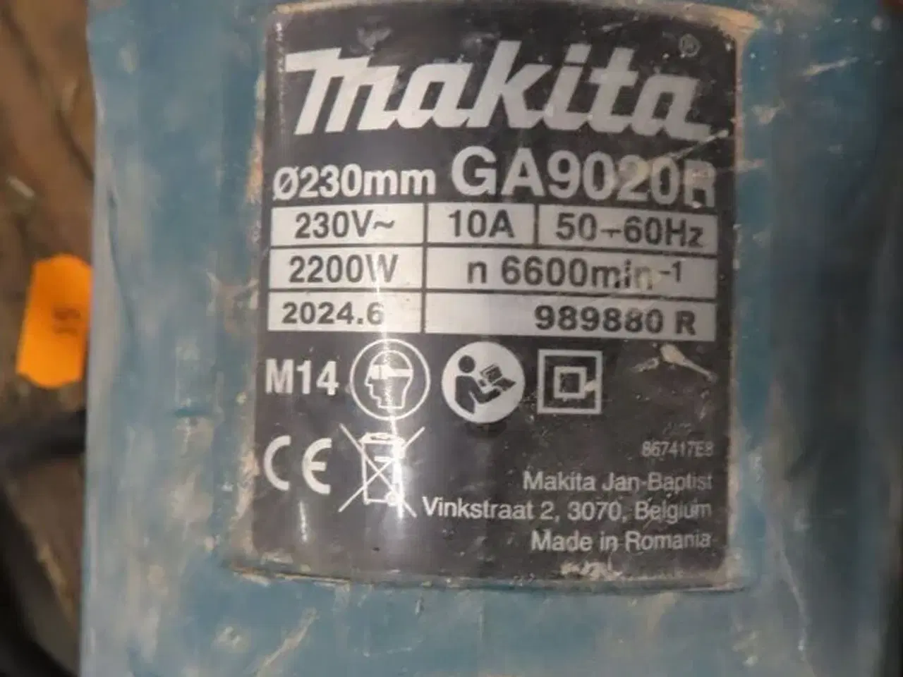 Billede 3 - 2 stk. Vinkelslibere MAKITA