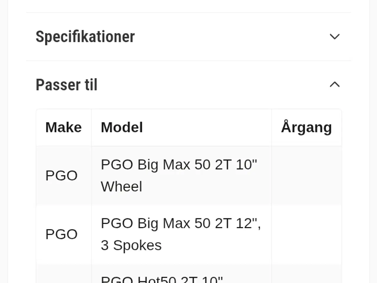 Billede 4 - Næsten ny forskærm til pgo hot 50/big max