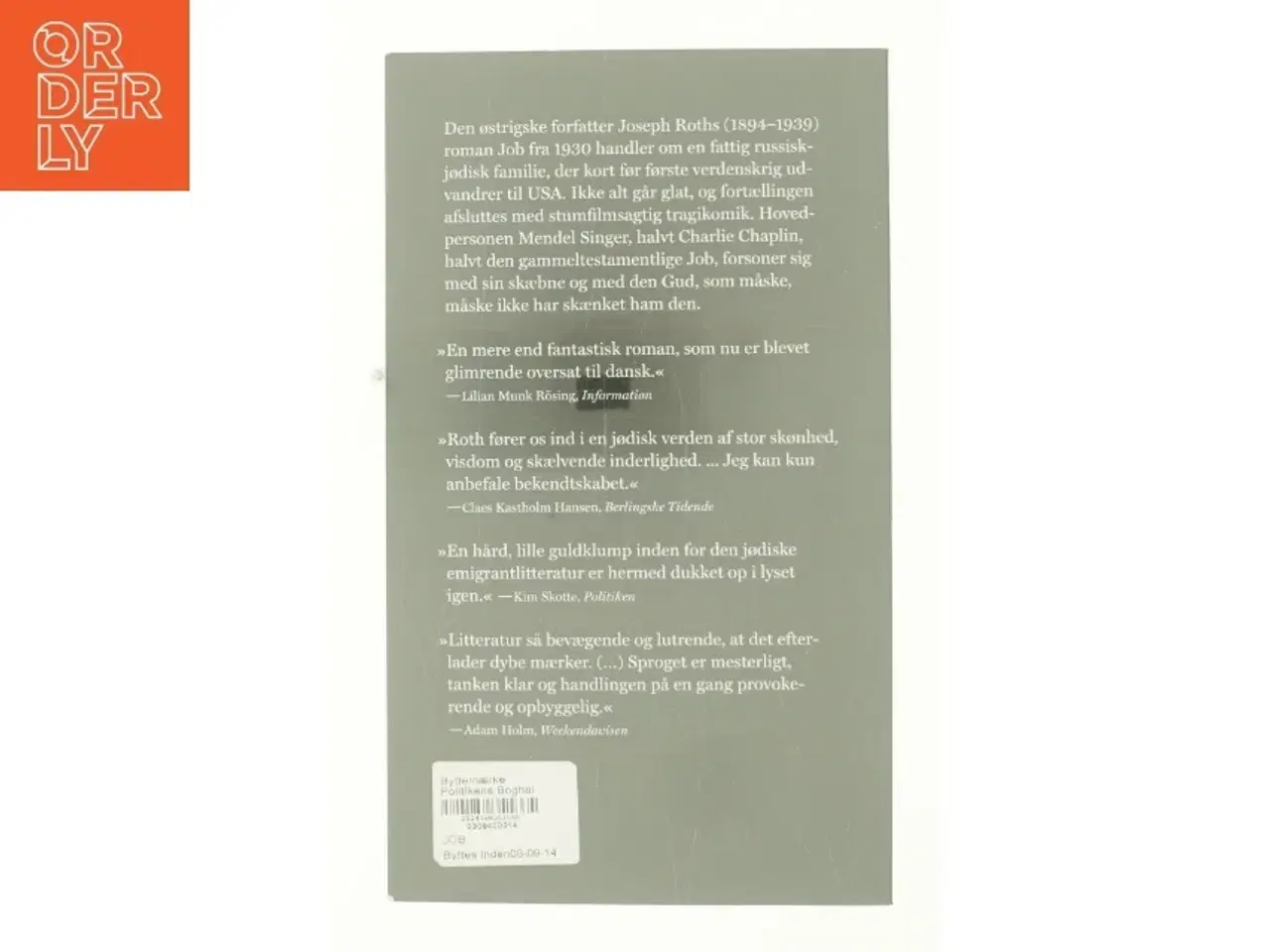 Billede 2 - Job af Joseph Roth (Bog)