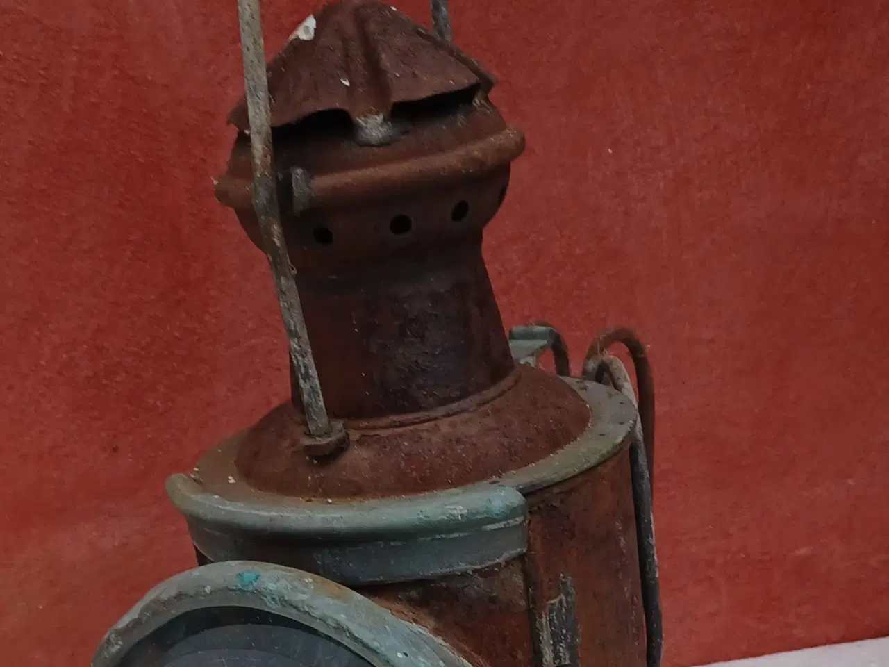 Billede 2 - Antik jernbanelygte fra Haderslev.