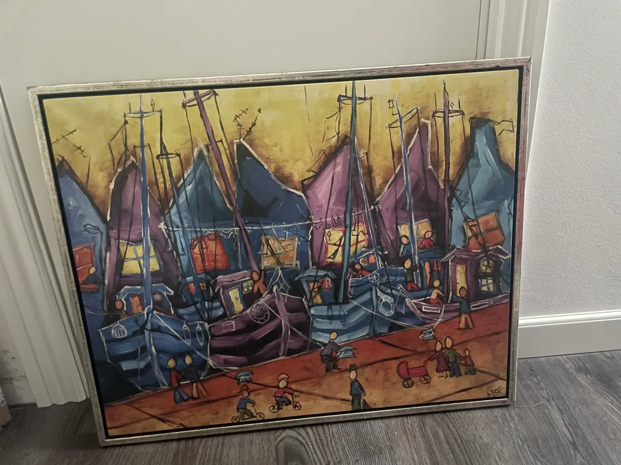 Billede 1 - Moderne maleri af skibe 