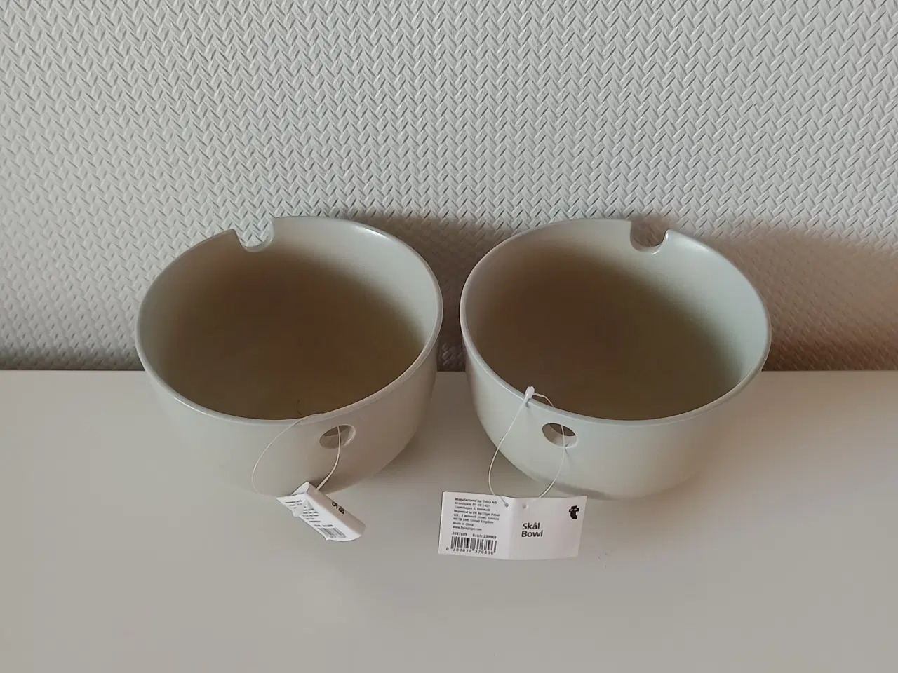 Billede 3 - Strikke skål i keramik. ny!
