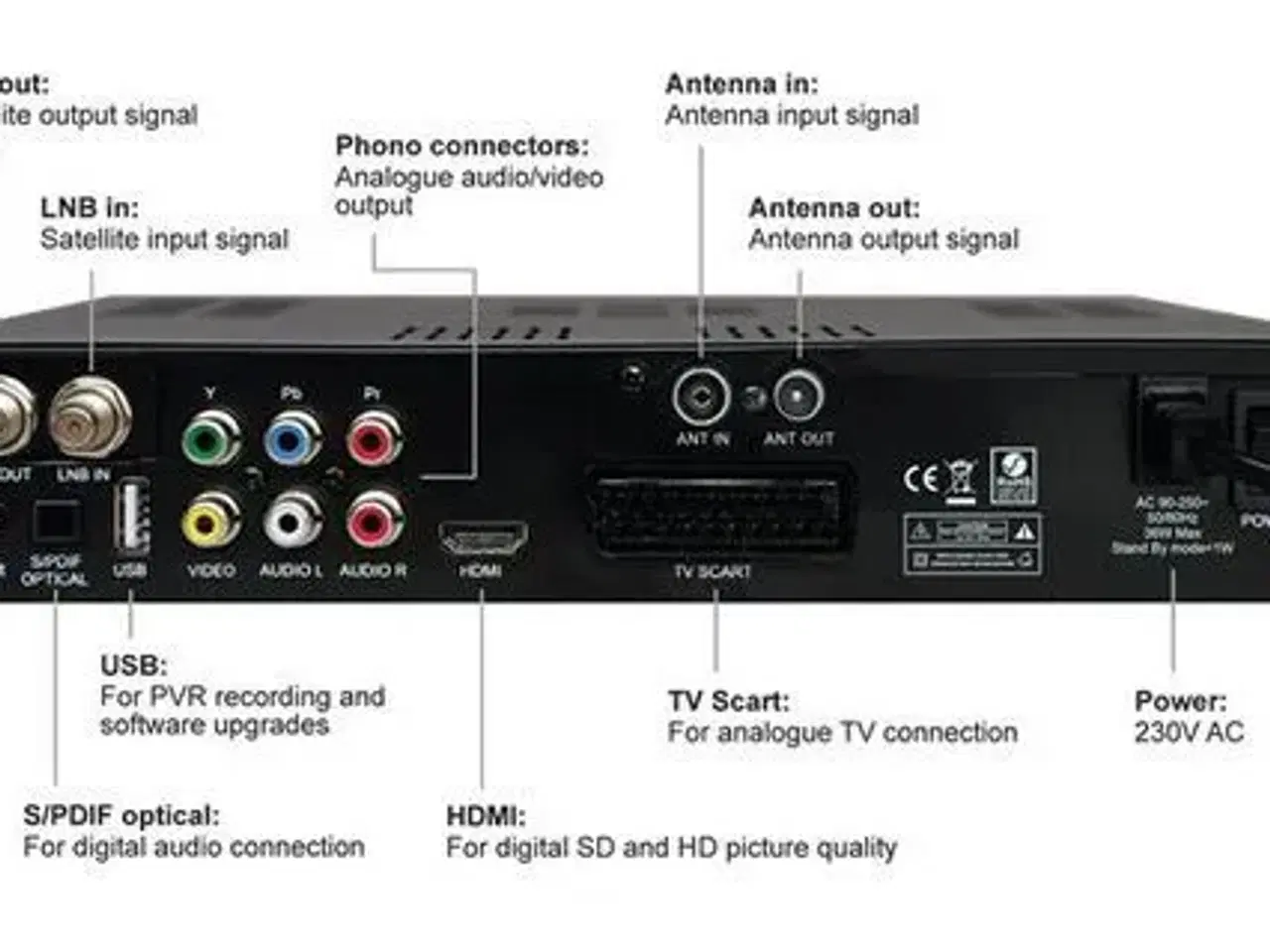 Billede 3 - Maximum SmartTV Hybrid Reciever XO-4200