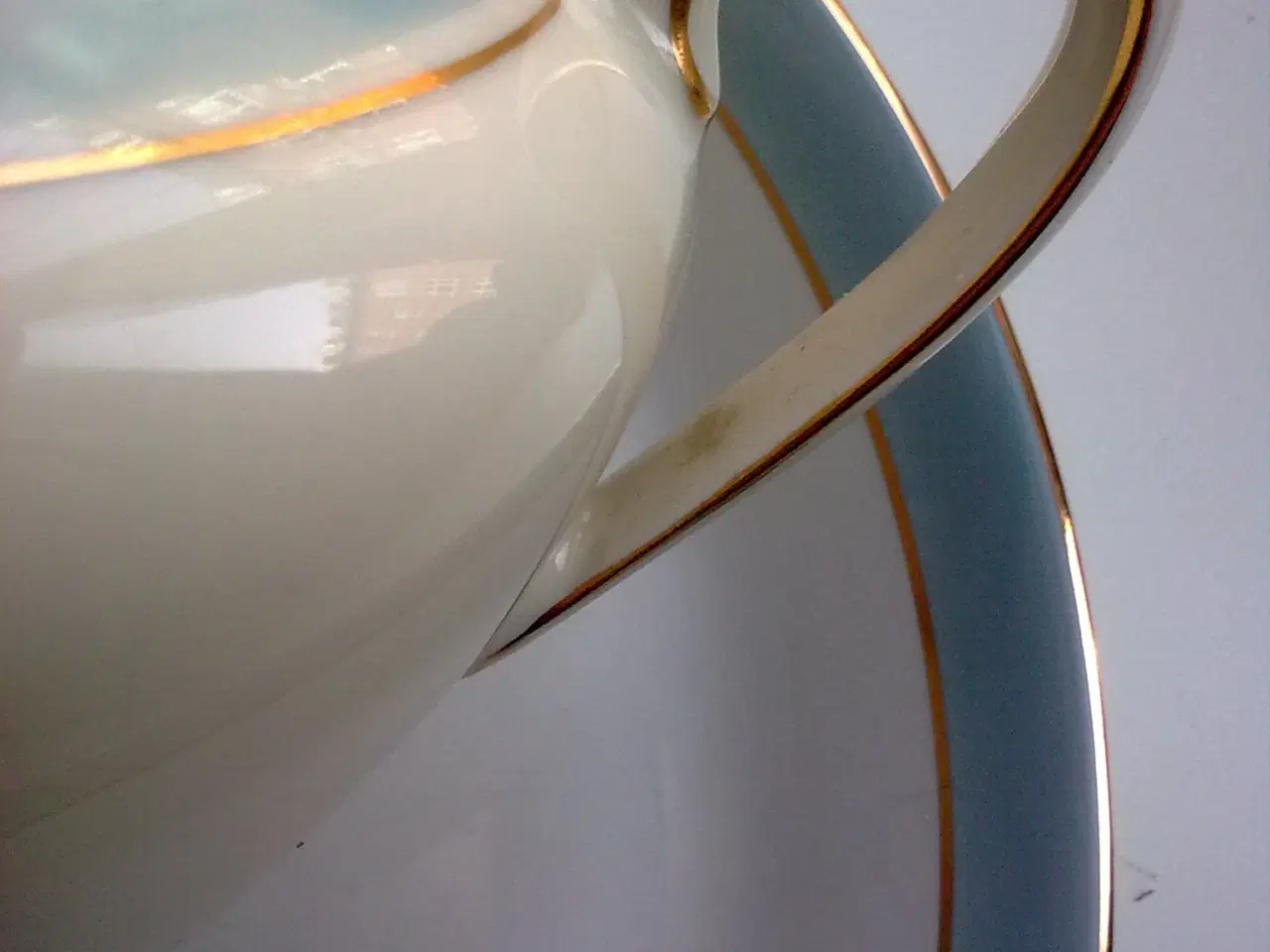 Billede 2 - Fredensborg lyseblå kongelig konfirmation m guld