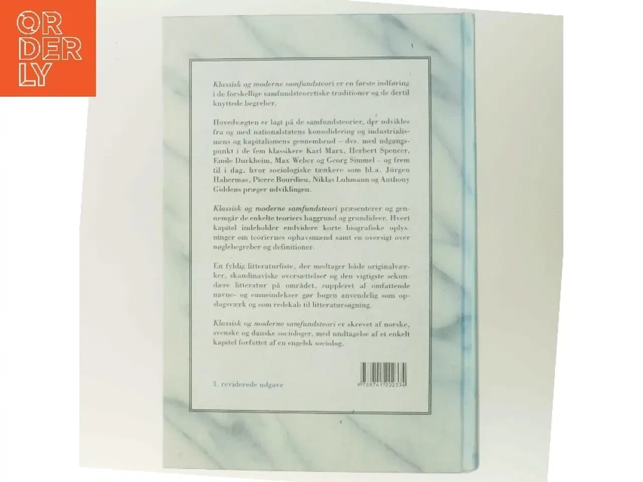 Billede 3 - Klassisk og moderne samfundsteori (Bog)