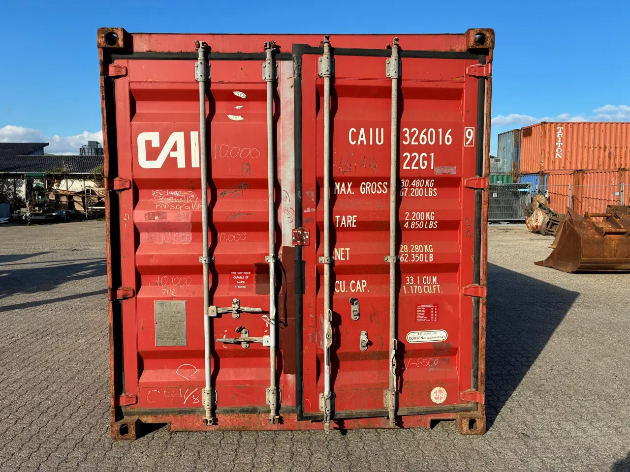 Billede 1 - 20 fods Container- ID: CAIU 326016-9