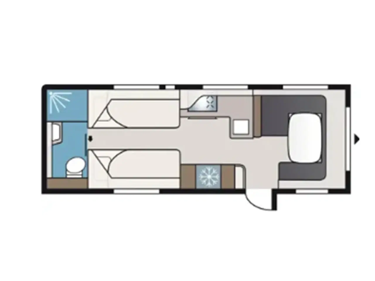 Billede 2 - 2026 - Kabe Imperial 740 CTDL E2   Kabe Imperial 740 CTDL E2 model 2026 kan snart ses hos Camping-Specialisten