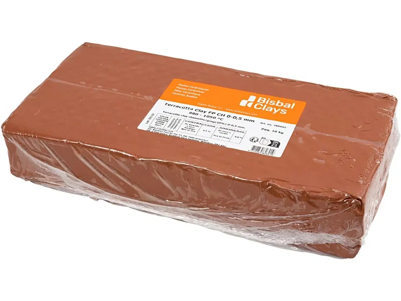 Billede 1 - Rødler med Chamotte 10kg - Professionel Kvalitet