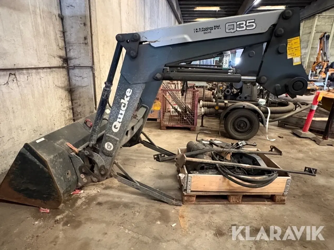 Billede 5 - Frontlæsser Quicke Q35 komplet med beslag