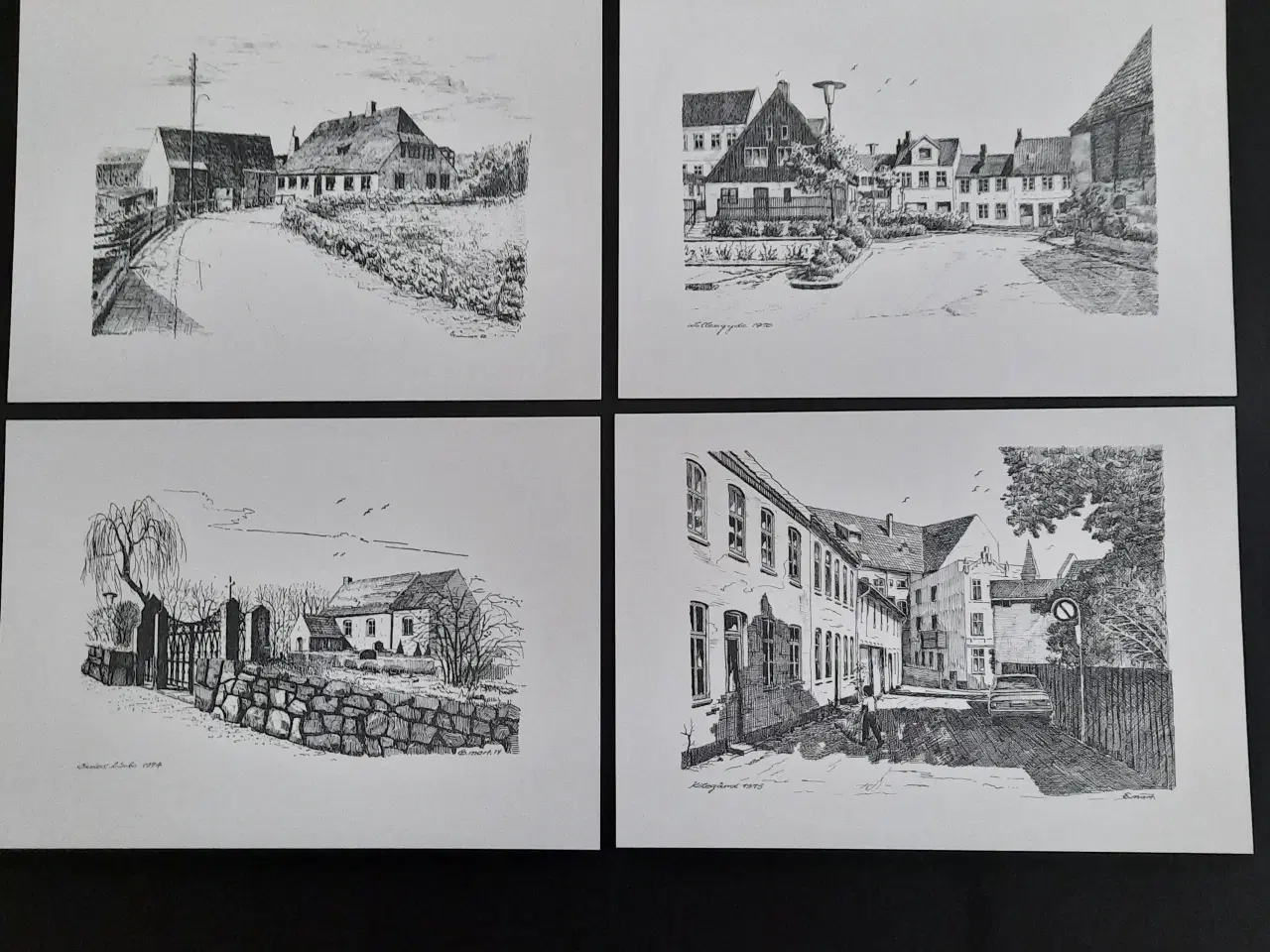 Billede 1 - AAbenraa billeder. Kunsttryk: E. Martinussen 