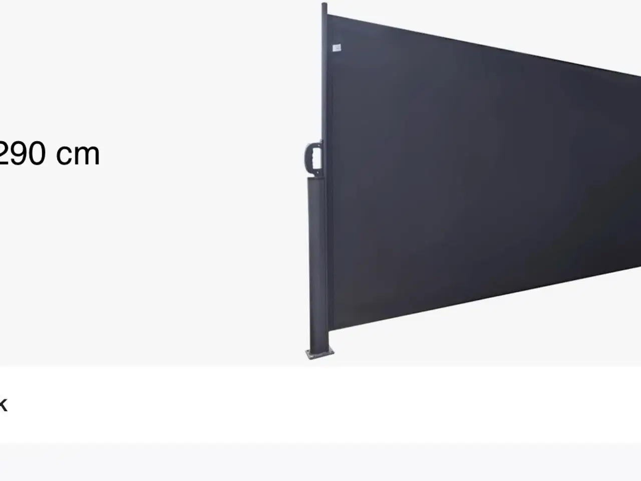 Billede 1 - 2 stk.   Læhegn udtræk 120x 290 cm Jem&Fix udgave.
