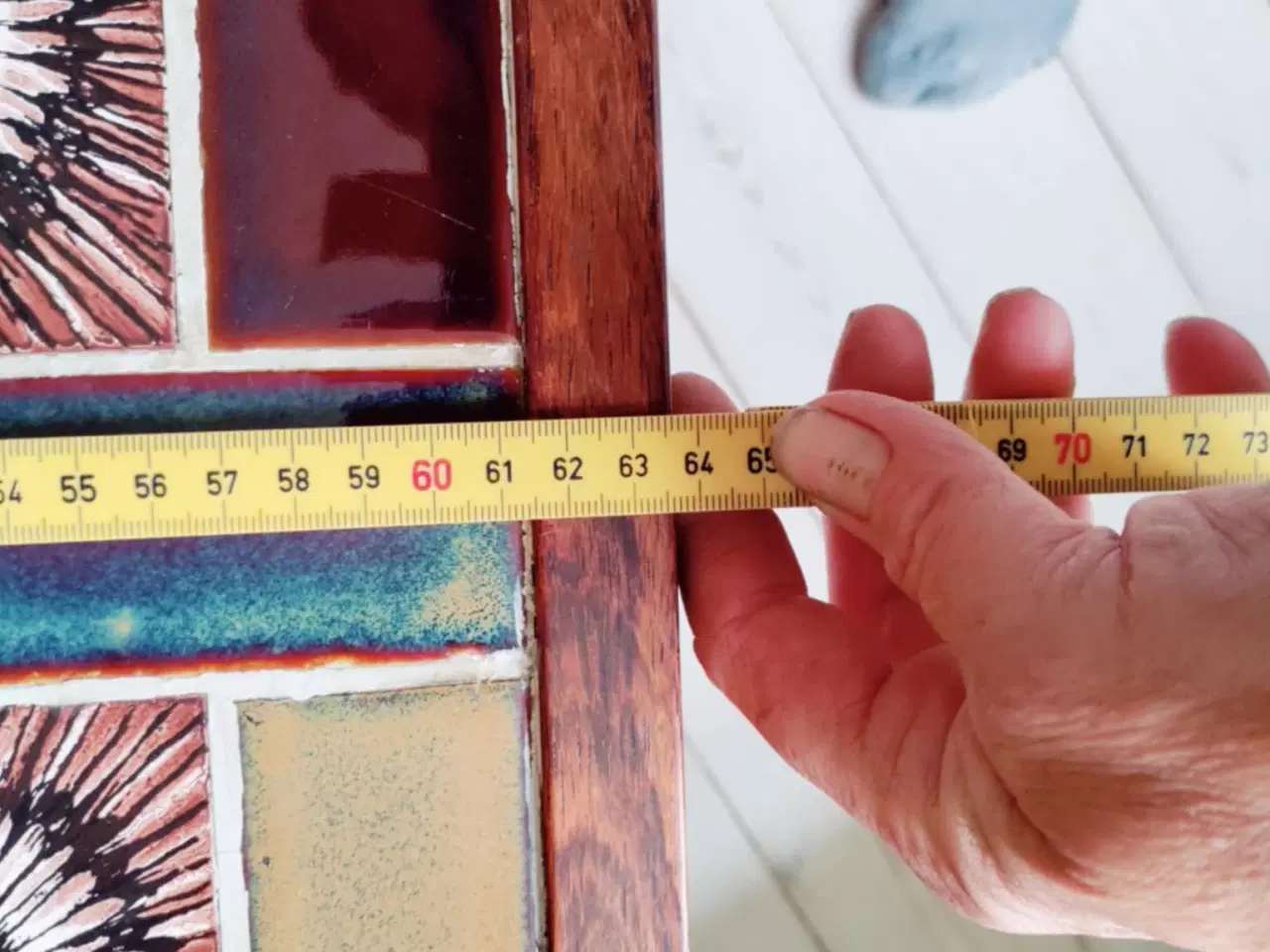 Billede 5 - super flot lille palisander bord i fede farver