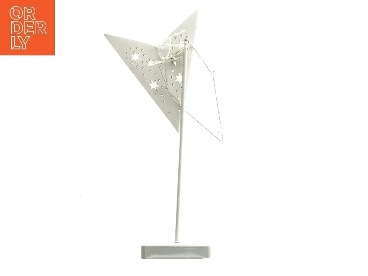 Billede 2 - Julestjerne på fod med LED lys fra Nowel (str. 66x45 cm)