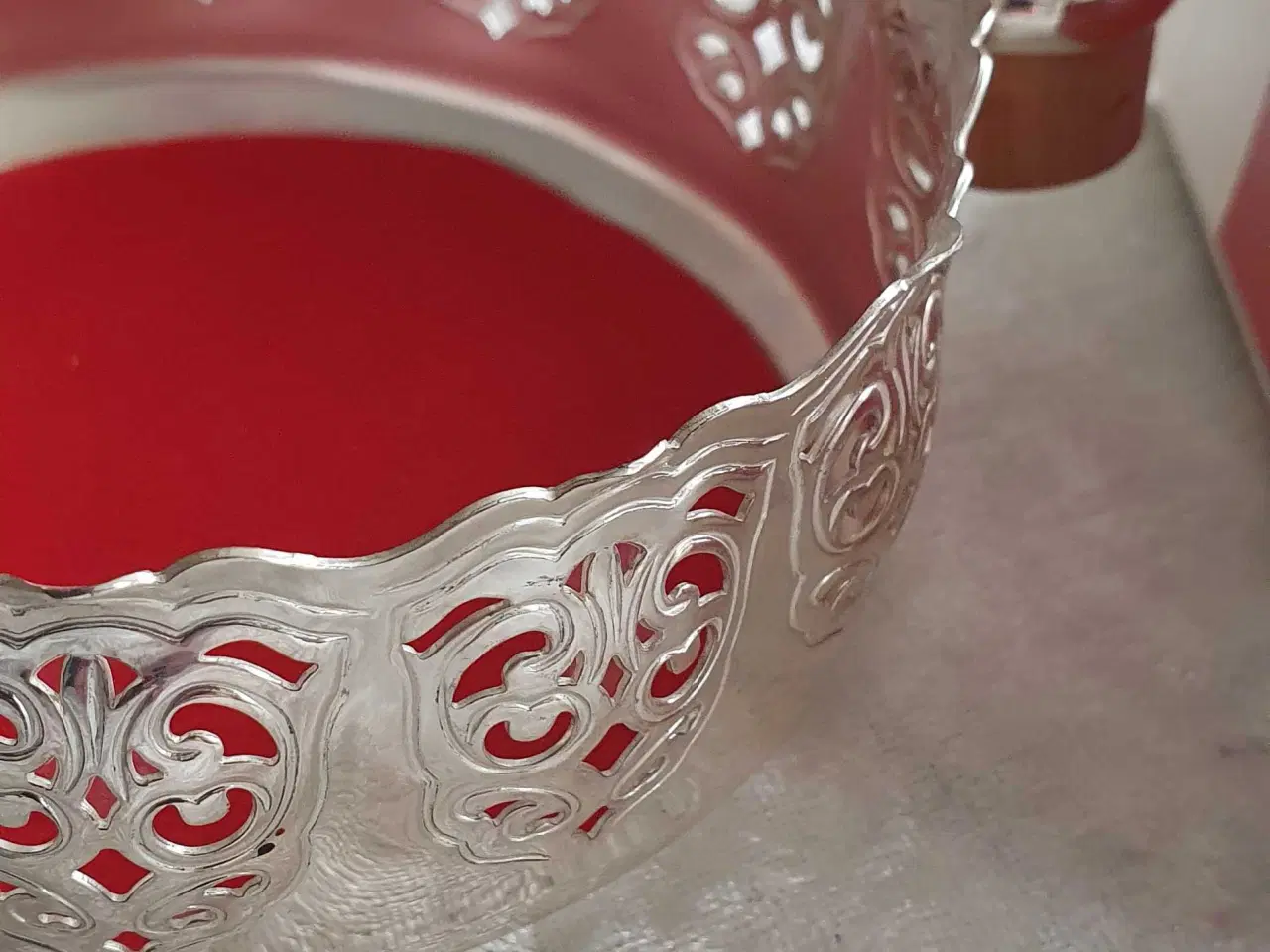 Billede 4 - Flaskeholder i sølv