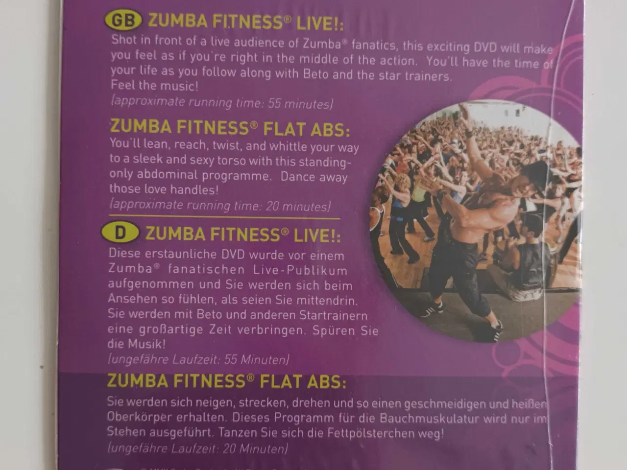 Billede 2 - Zumba Fitness DVD